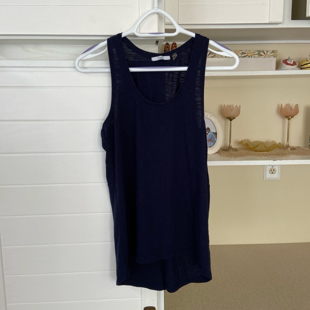 Navy Blue Tank Top